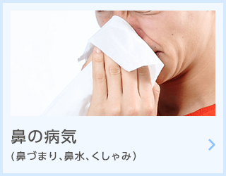 鼻の病気（鼻づまり、鼻水、くしゃみ）